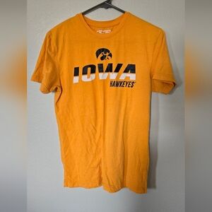 Gold Iowa Hawkeye Tee Size Small